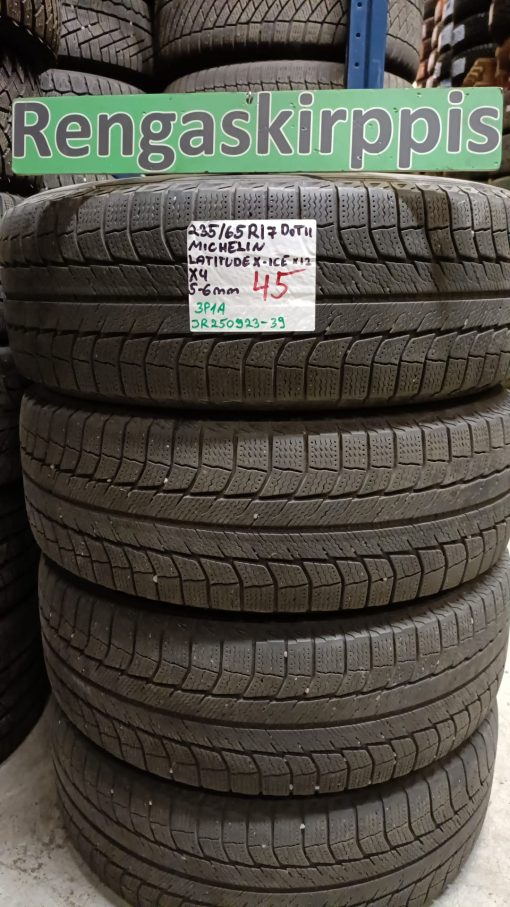 235/65R17 Michelin Latitude X-Ice X12 kitka 5-6mm / 3P1A