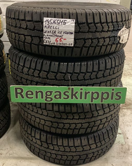 195/65R15 Pirelli Winter Ice Kontrol kitka ajamattomat / 6V71