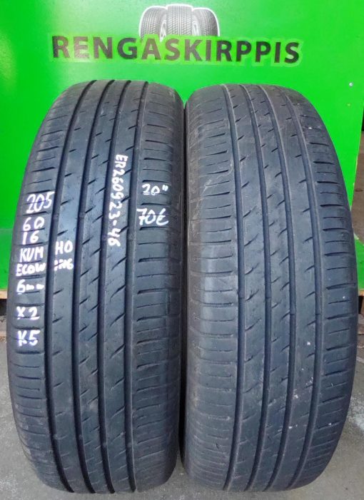 205/60R16 Kumho Ecowing kesä 6mm / K5