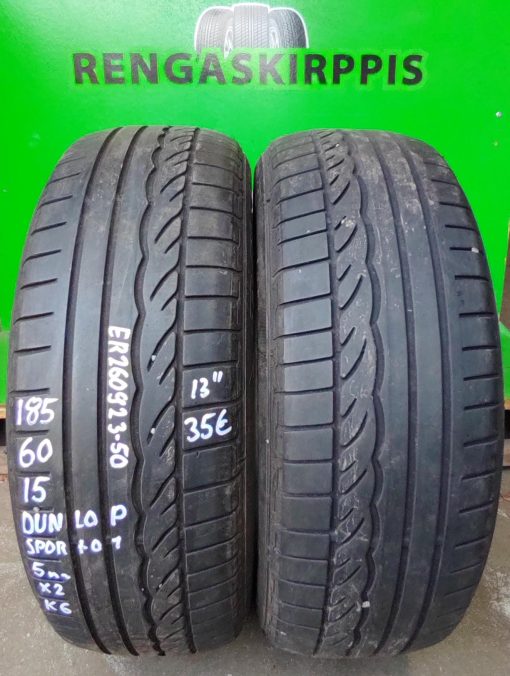 185/60R15 Dunlop Sport 01 kesä 5mm / K6