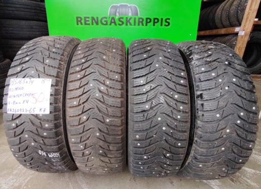 185/65R14 Kumho Wintercraft nasta 7-8mm / K8