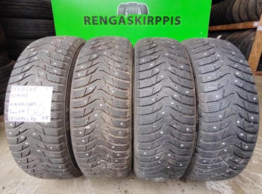 185/65R15 Kumho Wintercraft nasta 7mm / K8