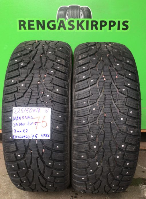 225/50R17 Nankang Snow SW7 nasta 9mm / 4P32