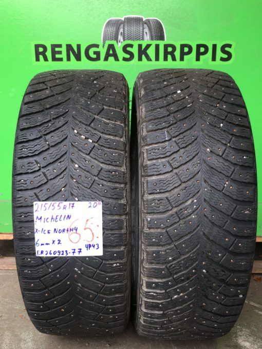 215/55R17 Michelin X-Ice North 4 nasta 6mm / 4P43