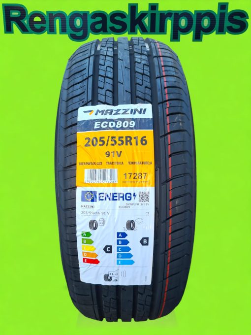 205/55R16 Mazzini Eco809 91V C,B 71dB/kesä