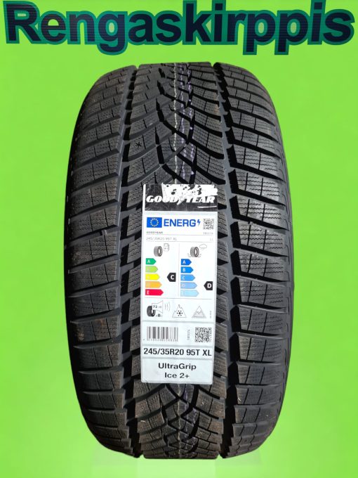 245/35R20 Goodyear UG Ice 2+ 95T XL C,D 72dB/kitka