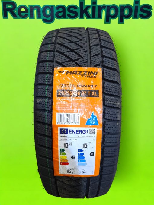 215/55R16 Mazzini SnowLeopard 2 97T C,B 72dB/kitka