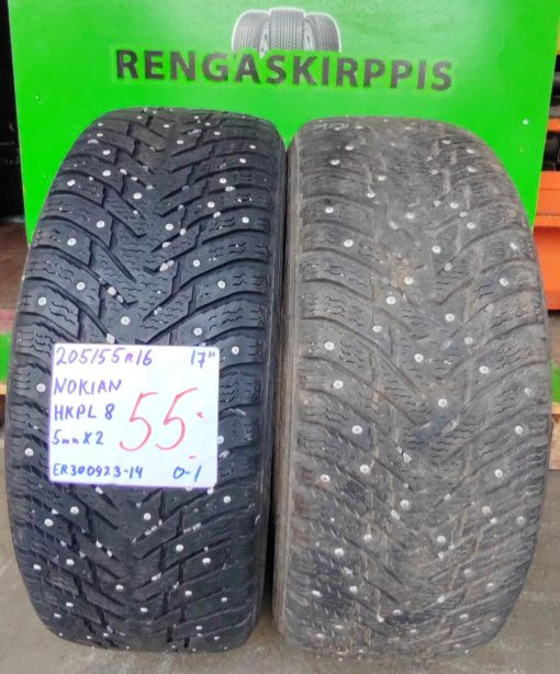 205/55R16 Nokian HKPL 8 nasta 5mm / 4V21