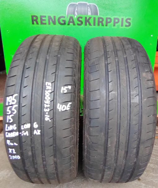 195/55R15 LingLong GreenMax kesä 4mm / 2P14