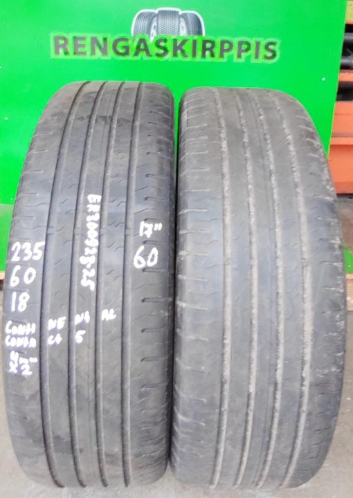 235/60R18 Continental Contact 5 kesä 4mm / 5P50