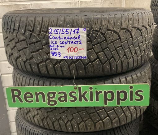 215/55R17 Continental IceContact 2 nasta 6,5-7mm / 4P23