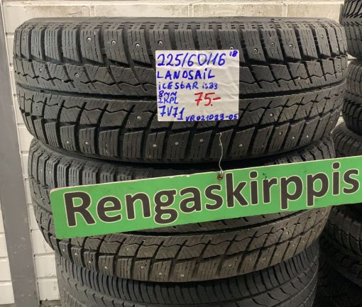 225/60R16  Landsail Ice Star IS33 nasta 8mm / 7V71