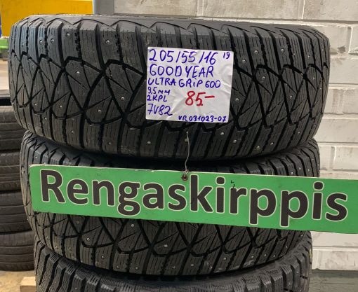 205/55R16 GoodYear Ultra Grip 600 nasta 9,5mm / 7V82