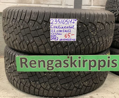 235/65R17 Continental IceContact 2 nasta 4,5-5,5mm / 2P82