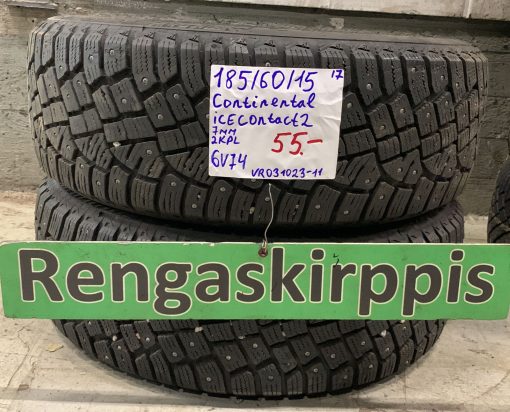 185/60R15 Continental IceContact 2 nasta 7mm / 6V74
