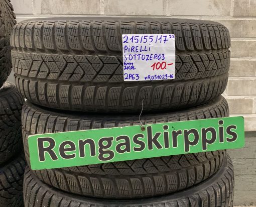 215/55R17 Pirelli SottoZero 3 kitka 6mm / 2P63