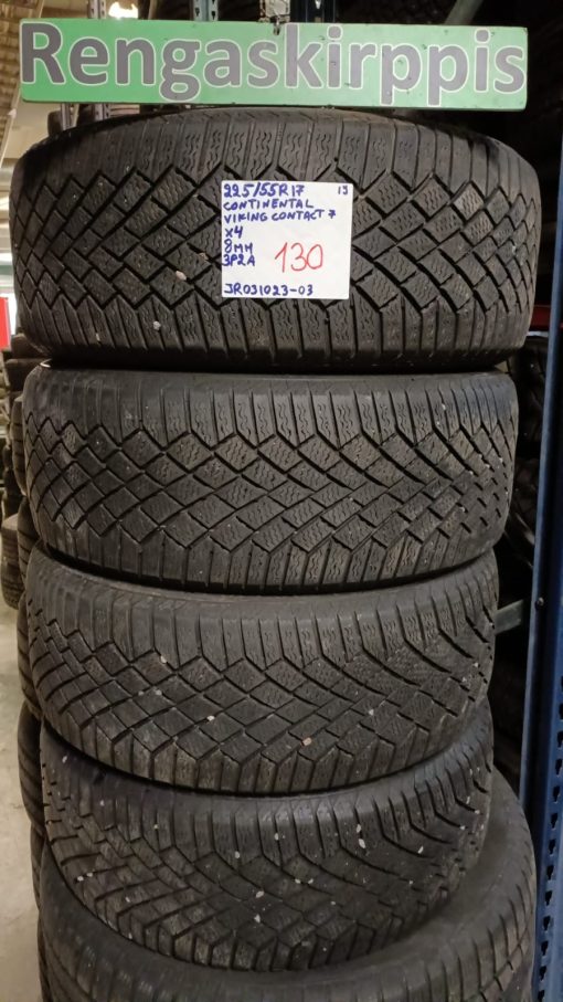225/55R17 Continental VikingContact 7 kitka 8mm / 3P2A