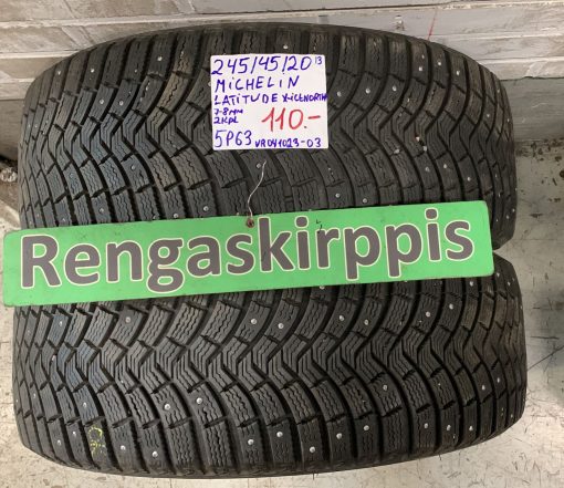 245/45R20 Michelin Latitude X-Ice North nasta 7-8mm / 5P63