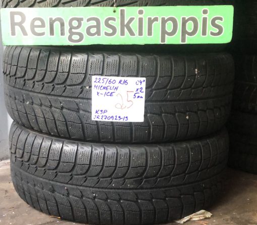 225/60R16 Michelin X-Ice kitka 5mm / K3P
