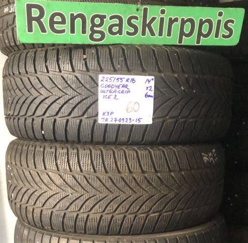 225/55R16 GoodYear UltraGrip Ice 2 kitka 6mm / K3P