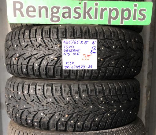 185/65R15 Toyo Observe G3 Ice nasta 8mm / K3V
