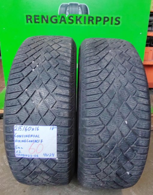 215/60R16 Continental VikingContact 7 kitka 5mm / 4V24