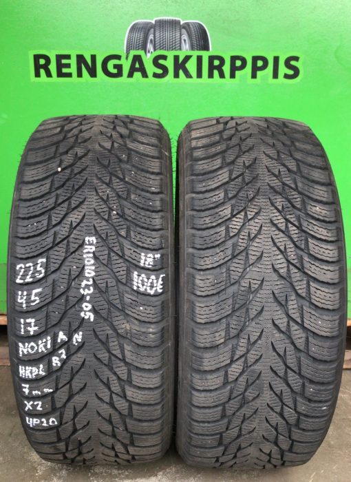 225/45R17 Nokian HKPL R2 kitka 7mm / 4P20