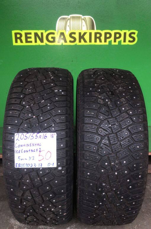 205/55R16 Continental IceContact 2 nasta 5mm / 0-1