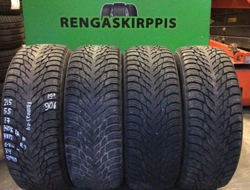 215/55R17 Nokian HKPL R3 kitka 6-7mm / 4P40