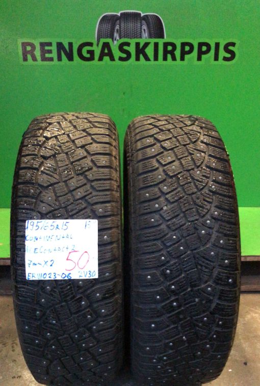 195/65R15 Continental IceContact 2 nasta 7mm / 2V30