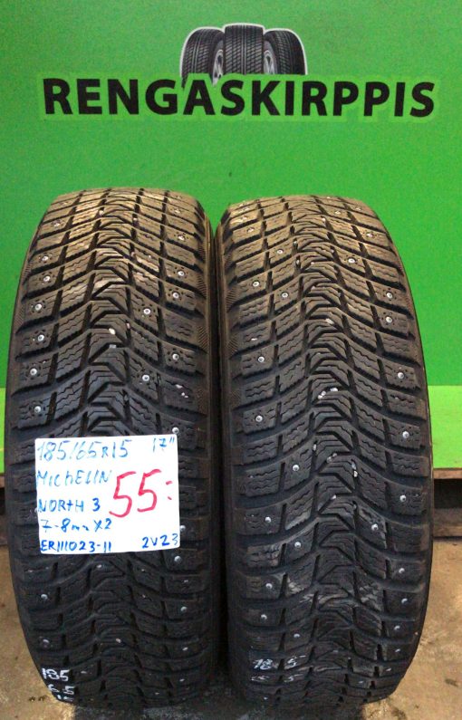 185/65R15 Michelin North 3 nasta 7-8mm / 2V23