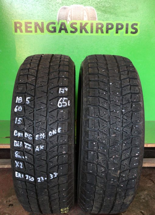 185/60R15 Bridgestone Blizzak kitka 8mm / K6