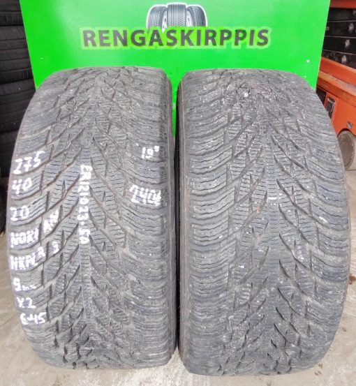 275/40R20 Nokian HKPL R3 kitka 9mm / 6-45