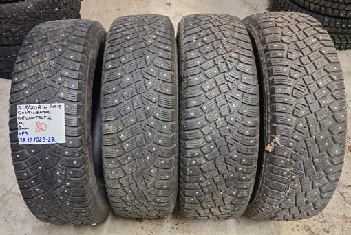 215/70R16 Continental IceContact 2 nasta 5mm / 4P3