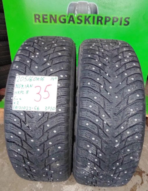 205/60R16 Nokian HKPL 8 nasta 5mm / 3P10