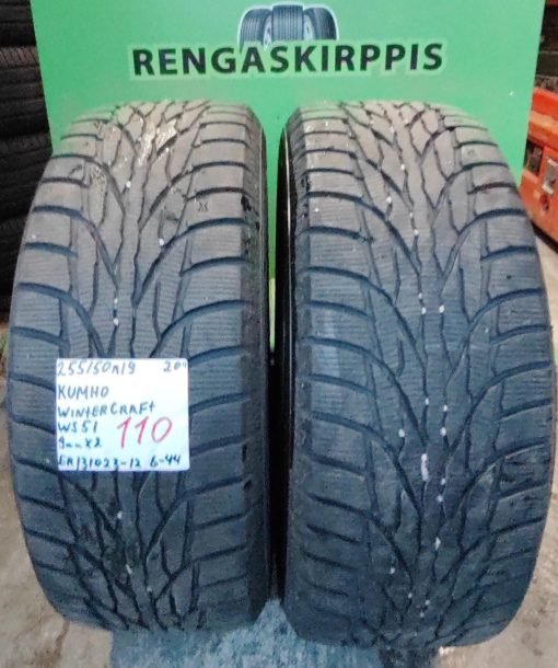255/50R19 Kumho WinterCraft WS51 kitka 9mm / 6-44