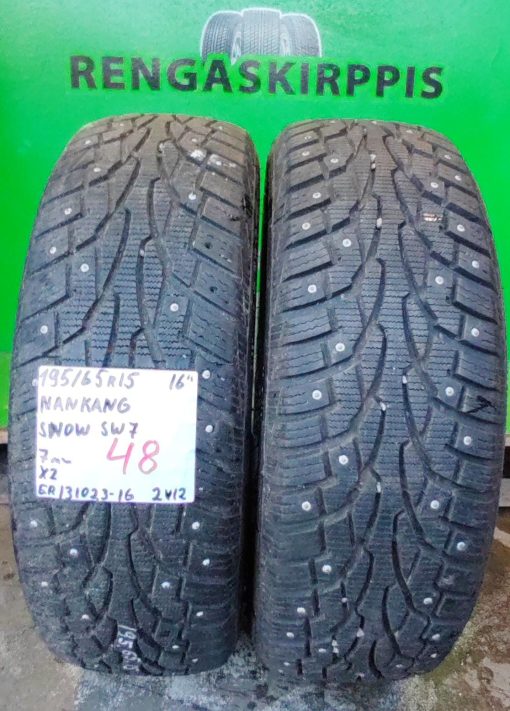 195/65R15 Nankang Snow SW7 nasta 7mm / 2V12