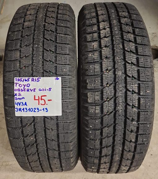 195/65R15 Toyo Observe GSi-5 kitka 7mm / 4V3A