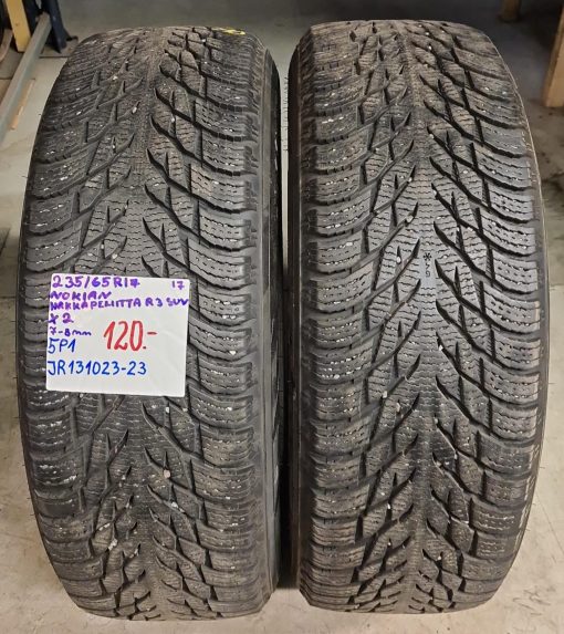 235/65R17 Nokian HKPL R3 Suv kitka 6-7mm / 5P1