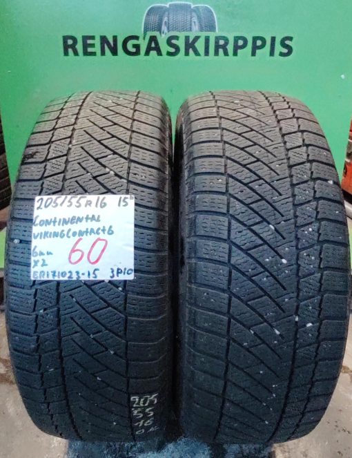 205/55R16 Continental VikingContact 6 kitka 6mm / 3P10