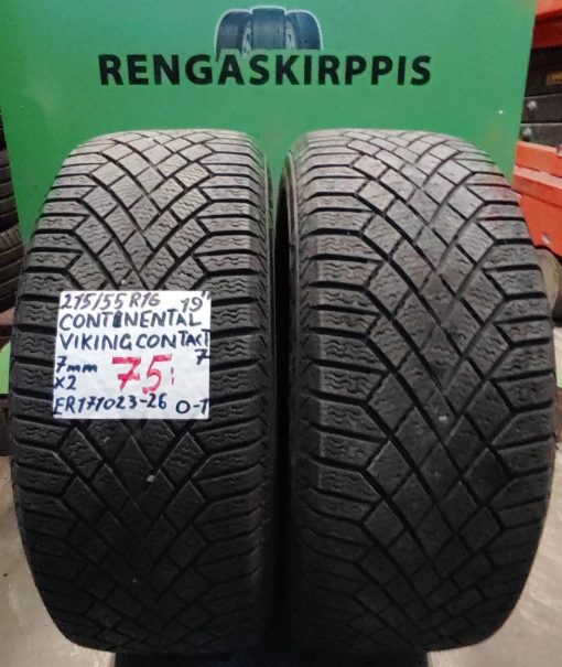 215/55R16 Continental VikingContact 7 kitka 7mm / 0-1