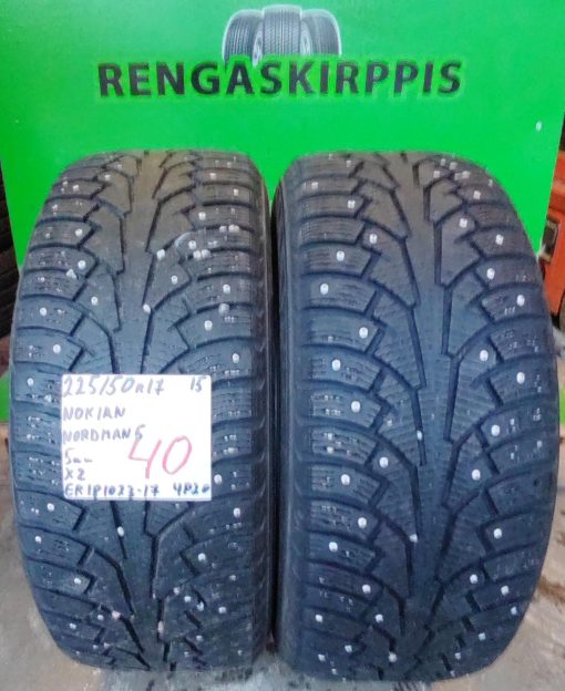 225/50R17 Nokian Nordman 5 nasta 5mm / 4P20