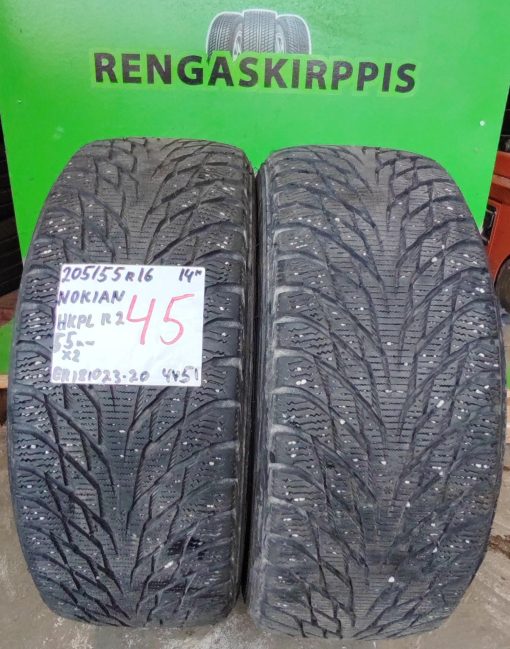 205/55R16 Nokian HKPL R2 kitka 5,5mm / 4V51