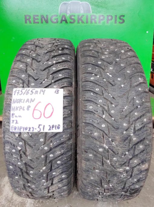 175/65R14 Nokian HKPL 8 nasta 8mm / 3V14