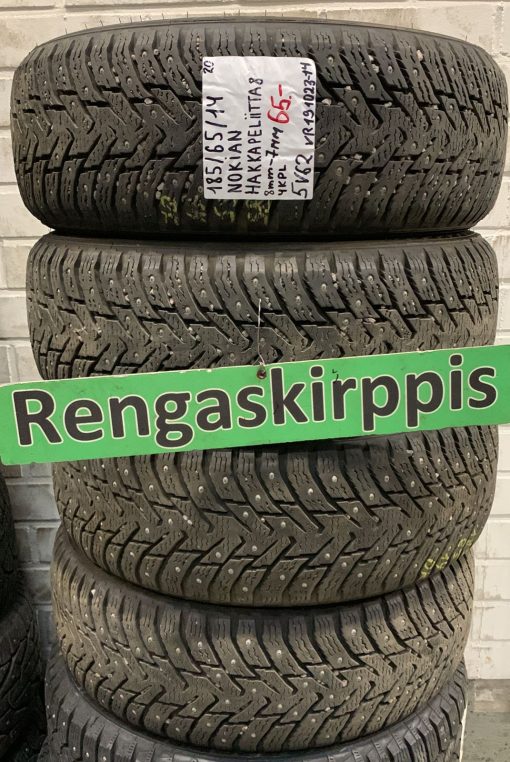 185/65R14 Nokian HKPL 8 nasta 8mm / 5V62