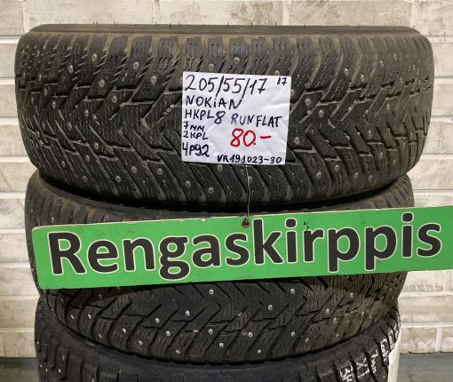 205/55R17 Nokian HKPL 8 Runflat nasta 7mm / 4P92