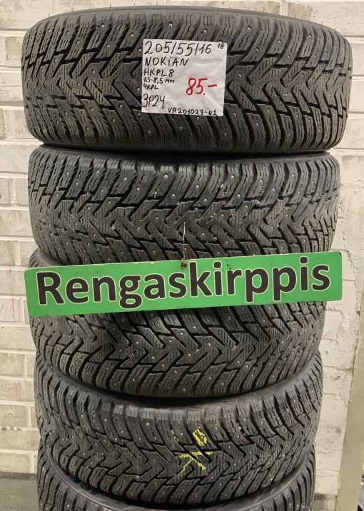 205/55R16 Nokian HKPL 8 nasta 7,5-8,5mm / 3P24