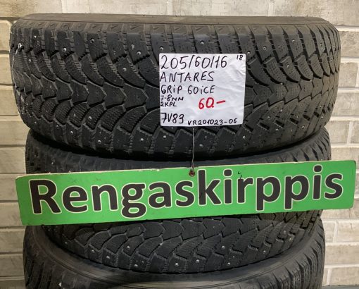 205/60R16 Antares Grip 60 Ice nasta 7-8mm / 7V83