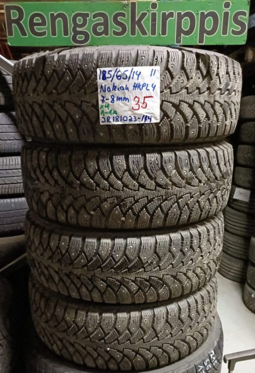 185/65R14 Nokian HKPL 4 nasta 7-8mm / 1-1A