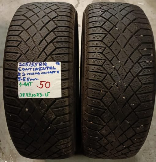 205/55R16 Continental VikingContact 7 kitka 5-5,5mm / 1-1AT